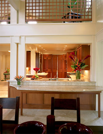 Photo Looking Into The Kitchen from Dining Area