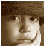 Close up  of a girl child